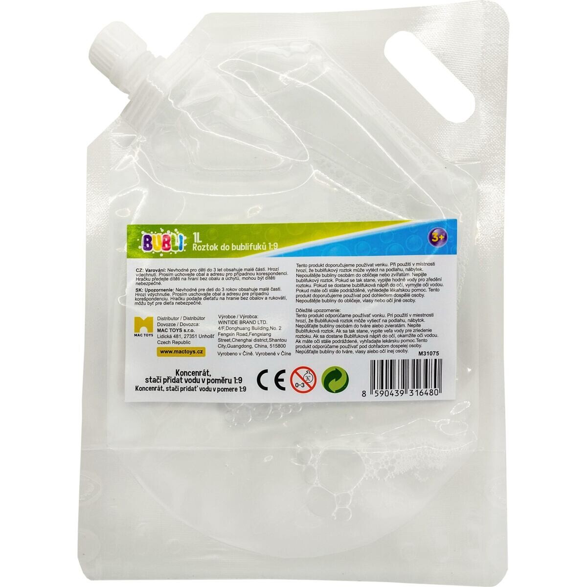 BUBLI 1L roztok do bublifuku 1:9