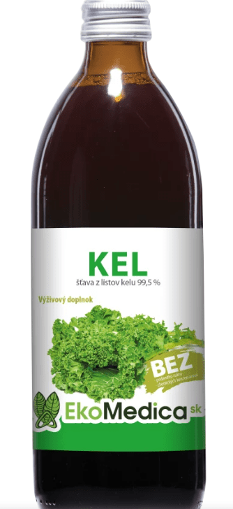 Ekomedica 1 Kel - šťava z listov kelu 99,5%-1 500 ml