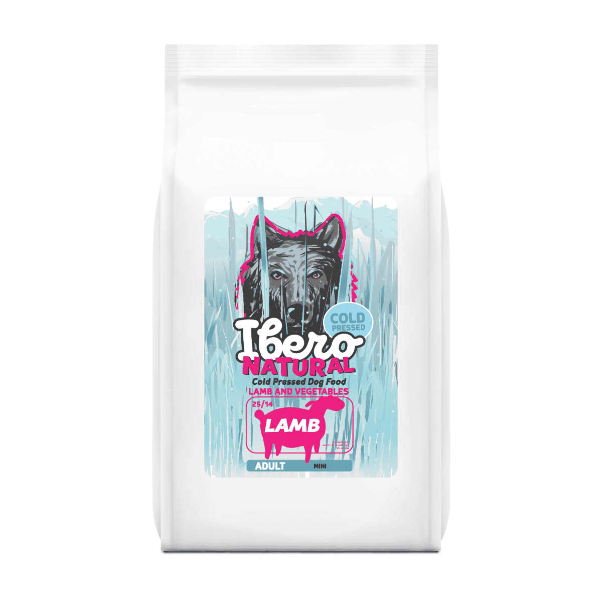Ibero Cold Press Dog Adult Small Lamb - 12 + 3Kg GRATIS