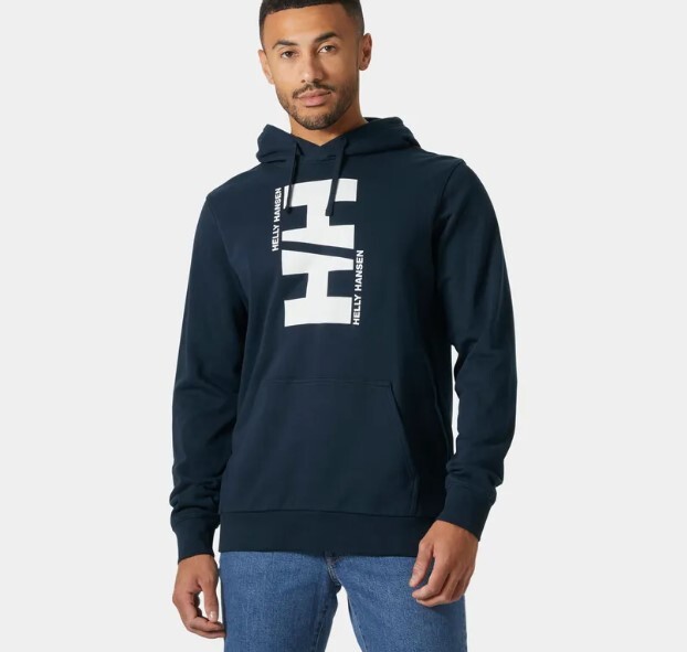 Mikina Helly Hansen Core Graphic Hoodie Navy - M