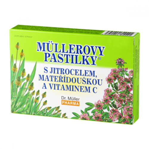 MÜLLEROVE Sirup so skorocelom a materinou dúškou 12 kusov