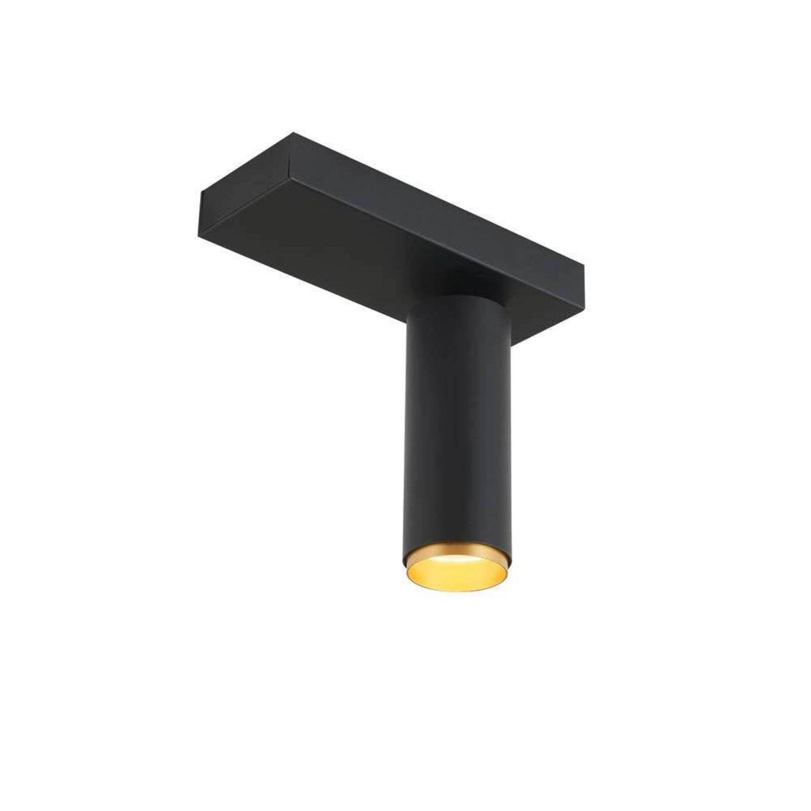 LOOM DESIGN LED stropné bodové svetlá X-Beam, 1-pl., čierny