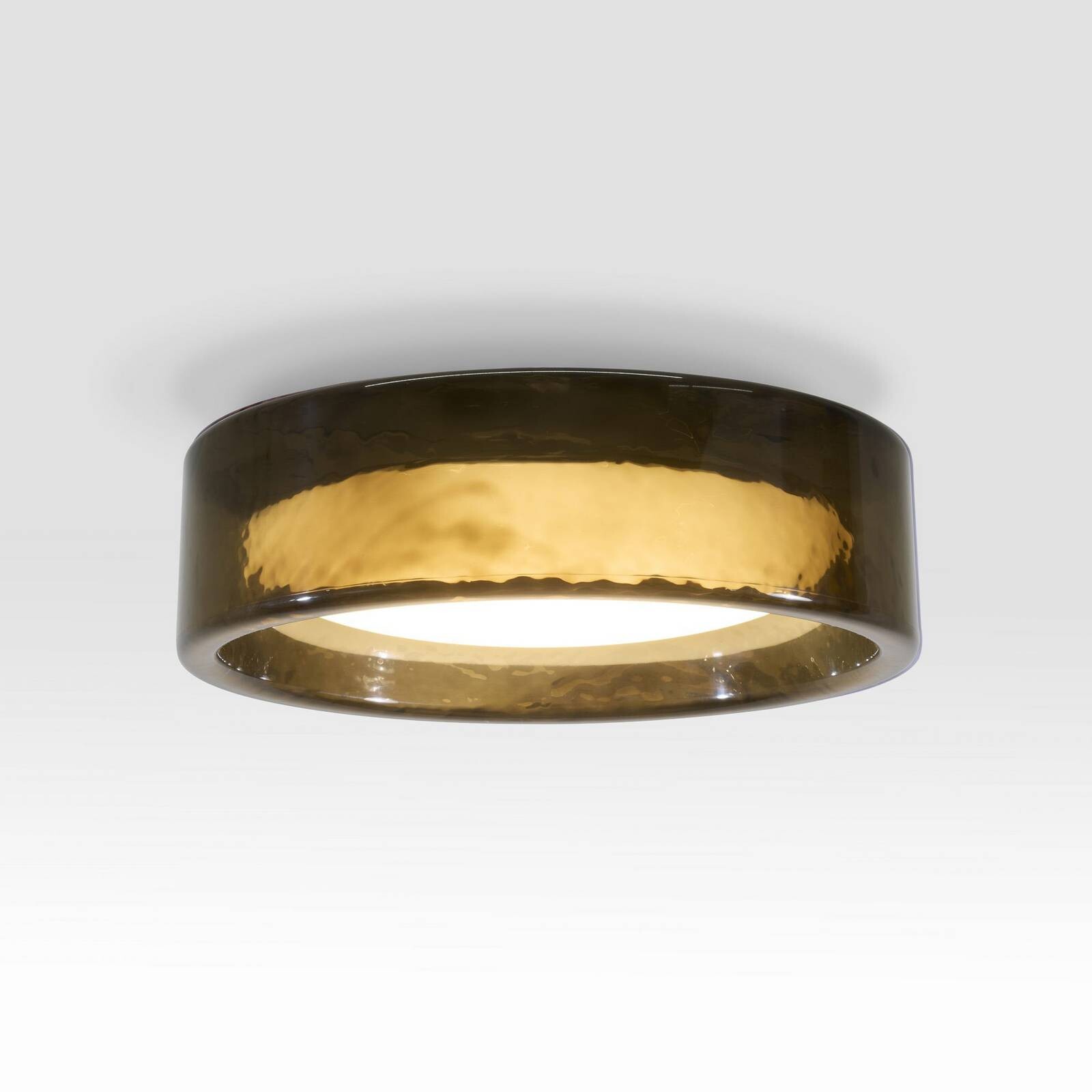 MARSET stropné LED svetlo Ringo, Ø 70 cm, tmavošedá, CCT