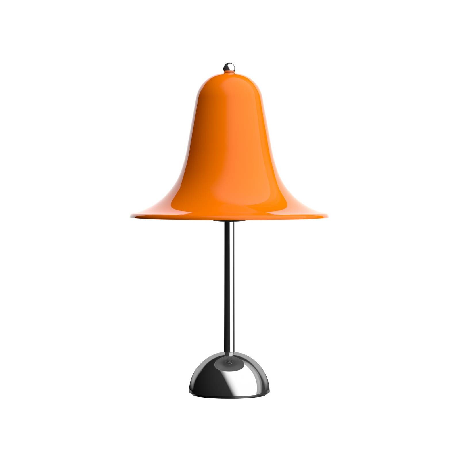 VERPAN stolová lampa Pantop, oranžová, výška 23 cm, kov, E14
