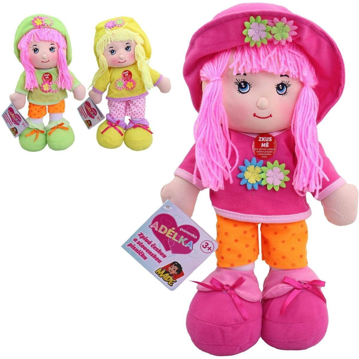 MaDe Bábika textilná, 38 cm