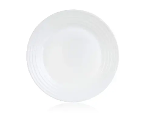 Dezertný tanier Harena 19 cm, biele sklo%