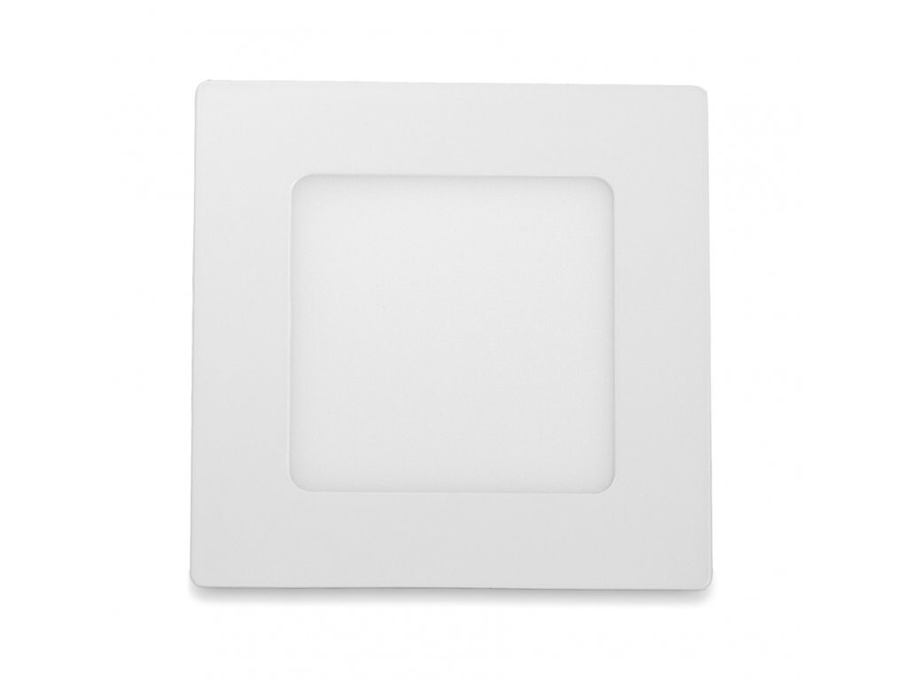 LED Solution Biely vstavaný LED panel hranatý 90 x 90mm 3W Economy Farba svetla: Denná biela 104781