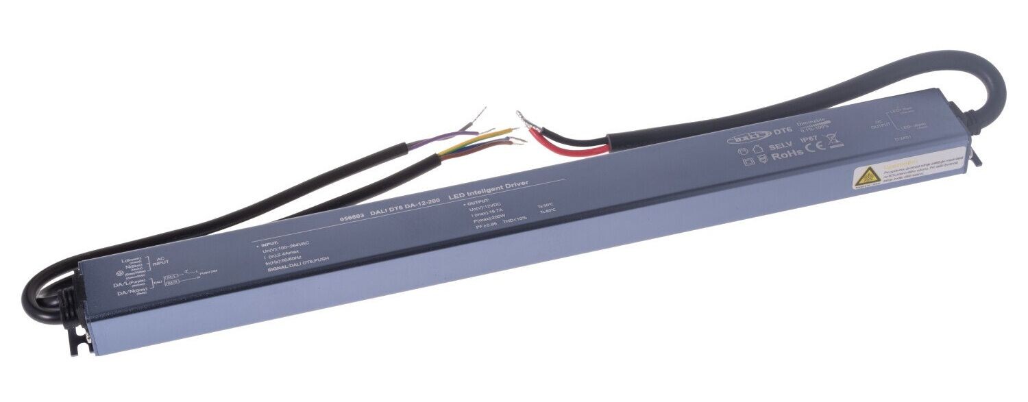 T-LED LED stmievateľný zdroj (trafo) 12V 200W IP67 DALI 056603