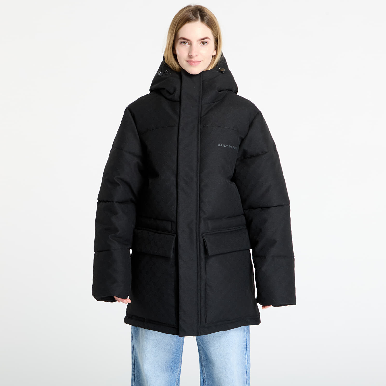 Bunda Daily Paper Oba Monogram Puffer Black L