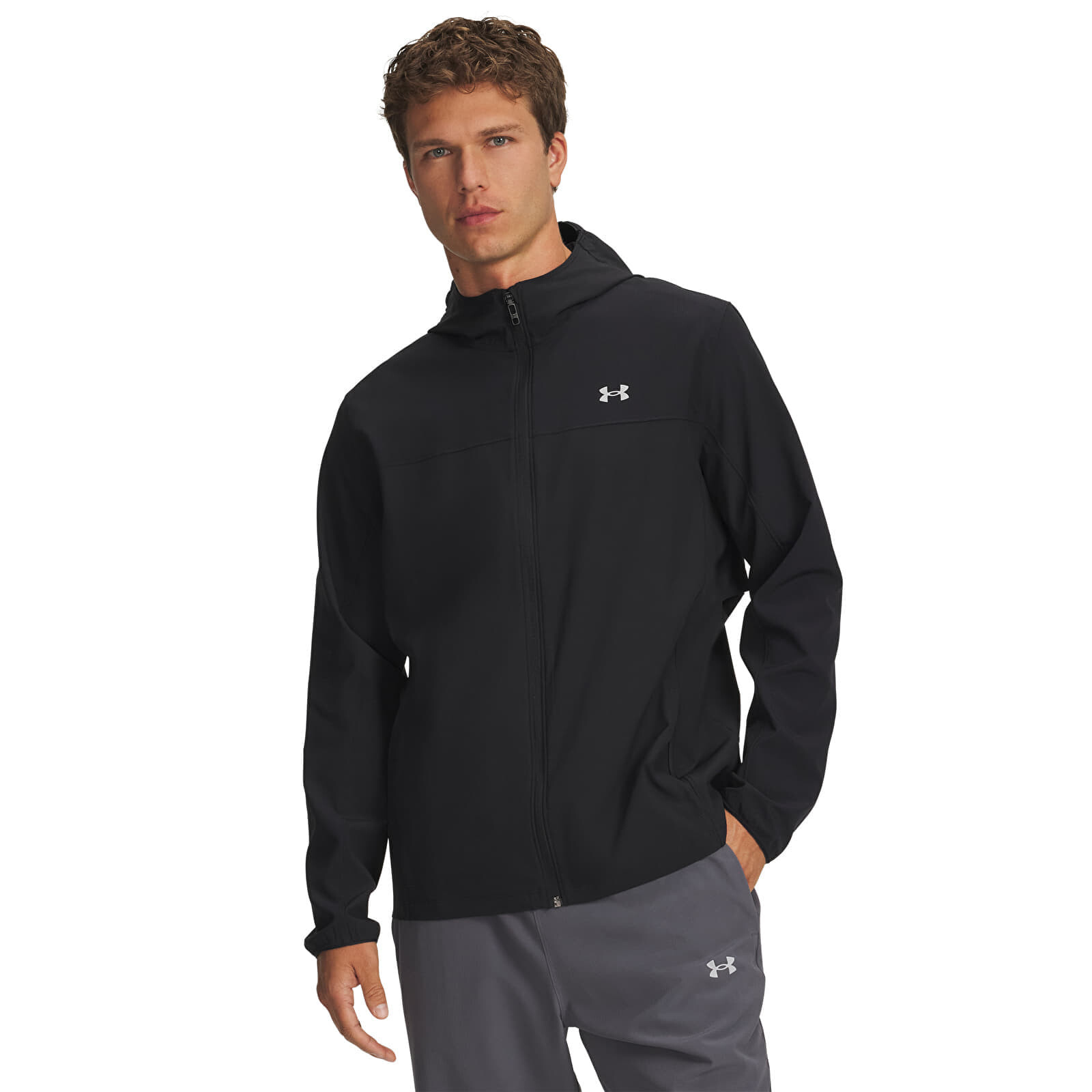 Mikina Under Armour Velociti Pro Storm Jacket Black XXXL