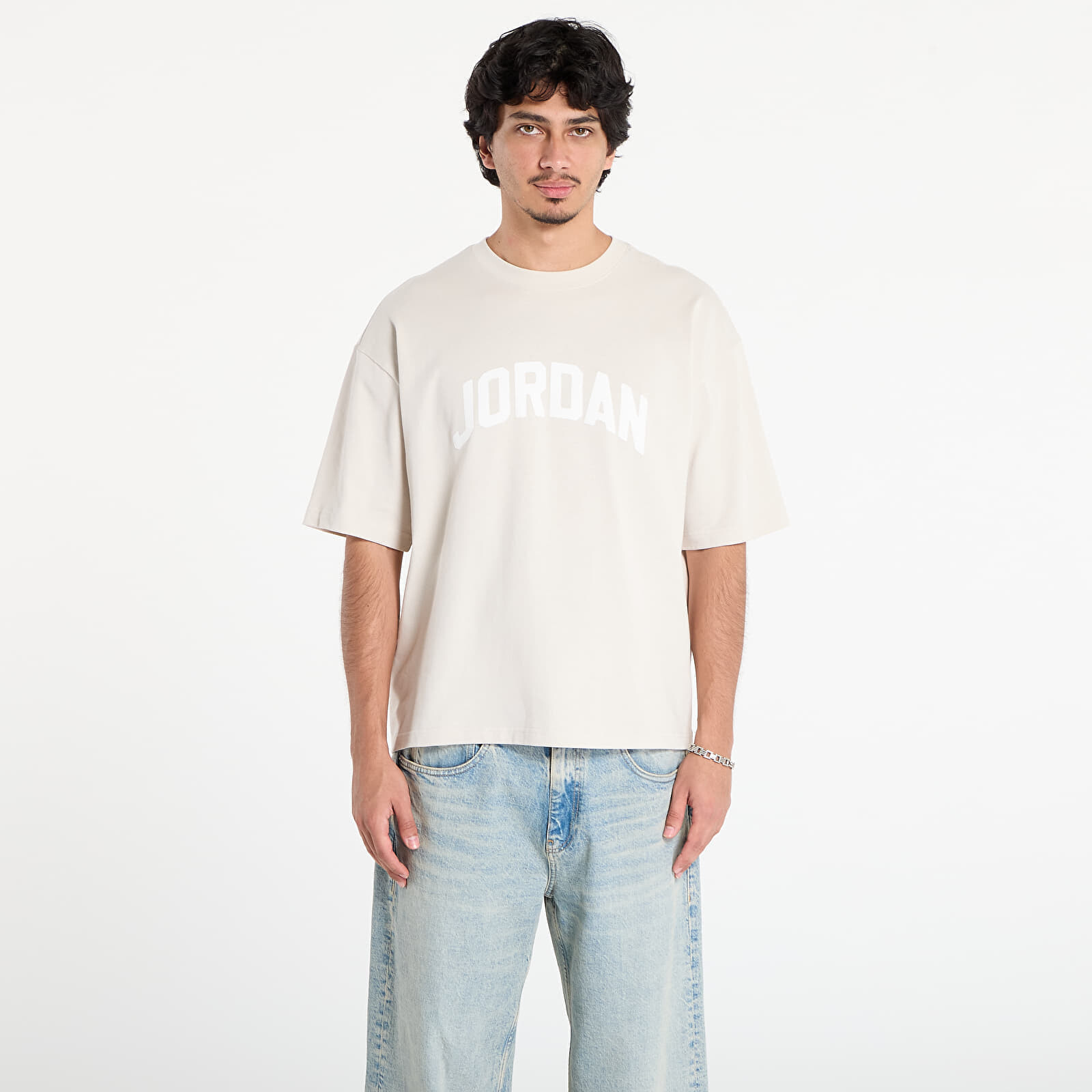 Tričko Jordan Flight Essentials Men's T-Shirt Lt Orewood Brn/ Sail S