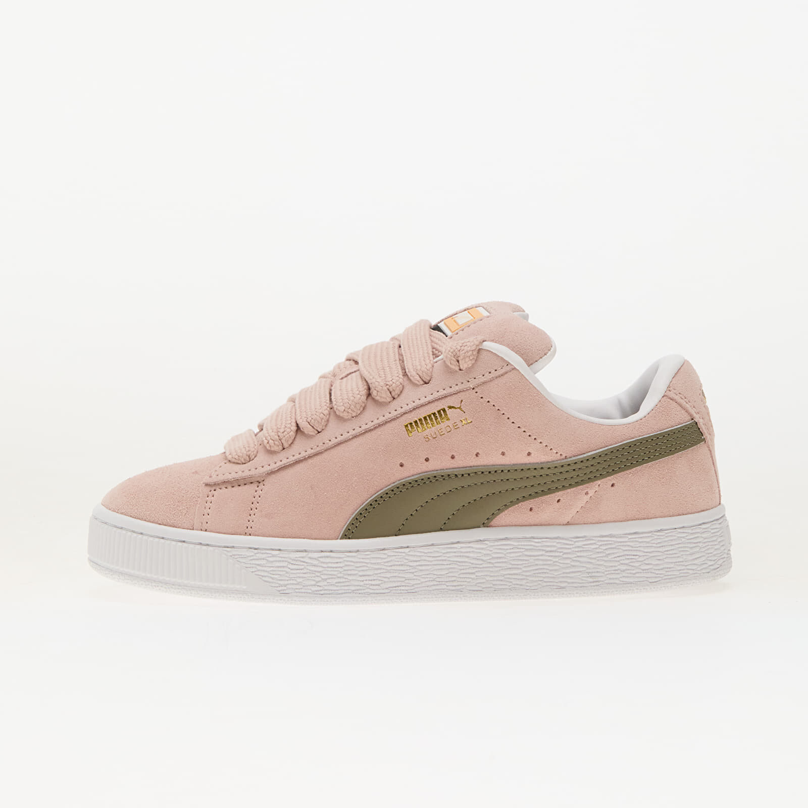 Tenisky Puma Suede XL Rose Quartz-Velvet Moss-PWht EUR 38