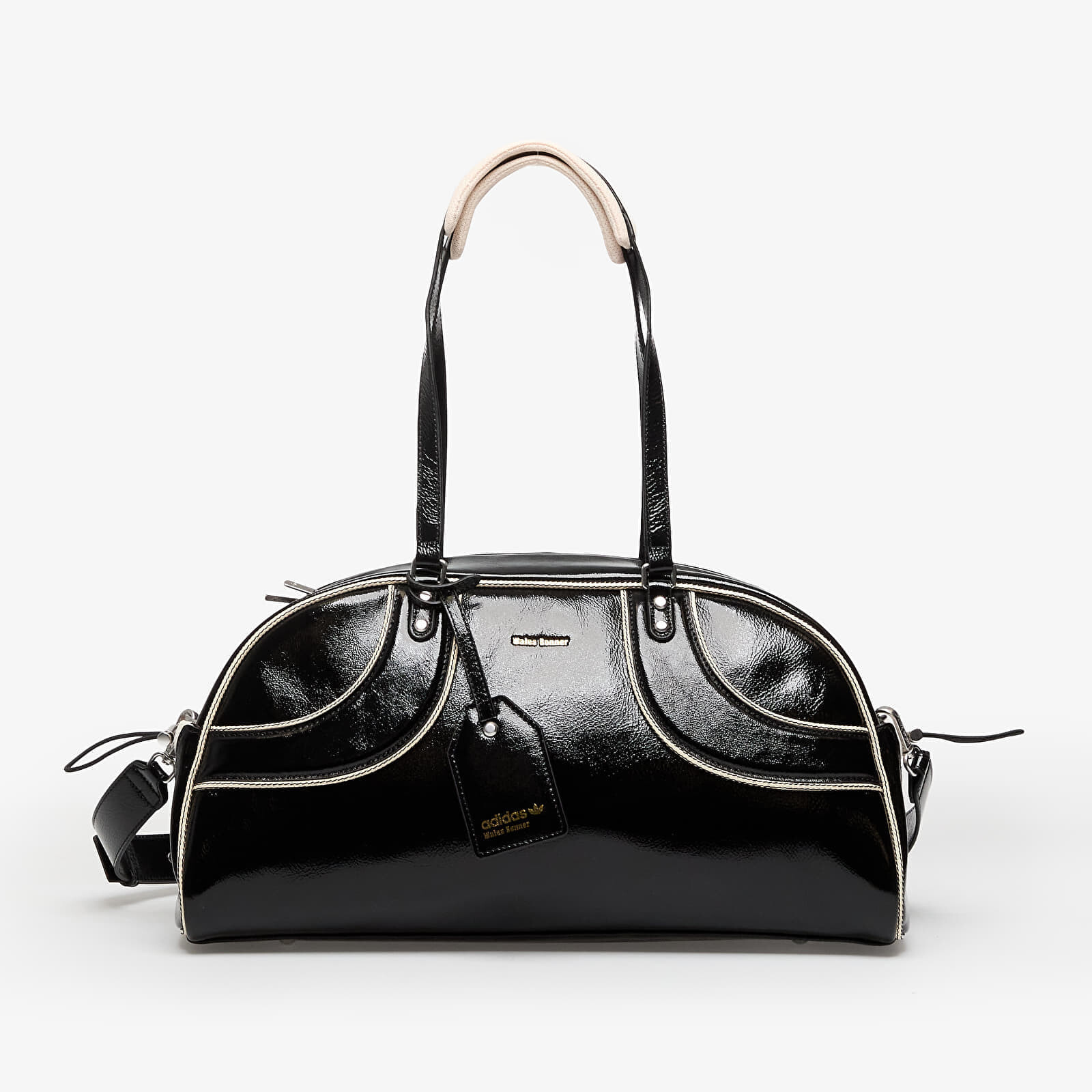 Taška adidas x Wales Bonner Leather Bag Black/ Better Scarlet Universal