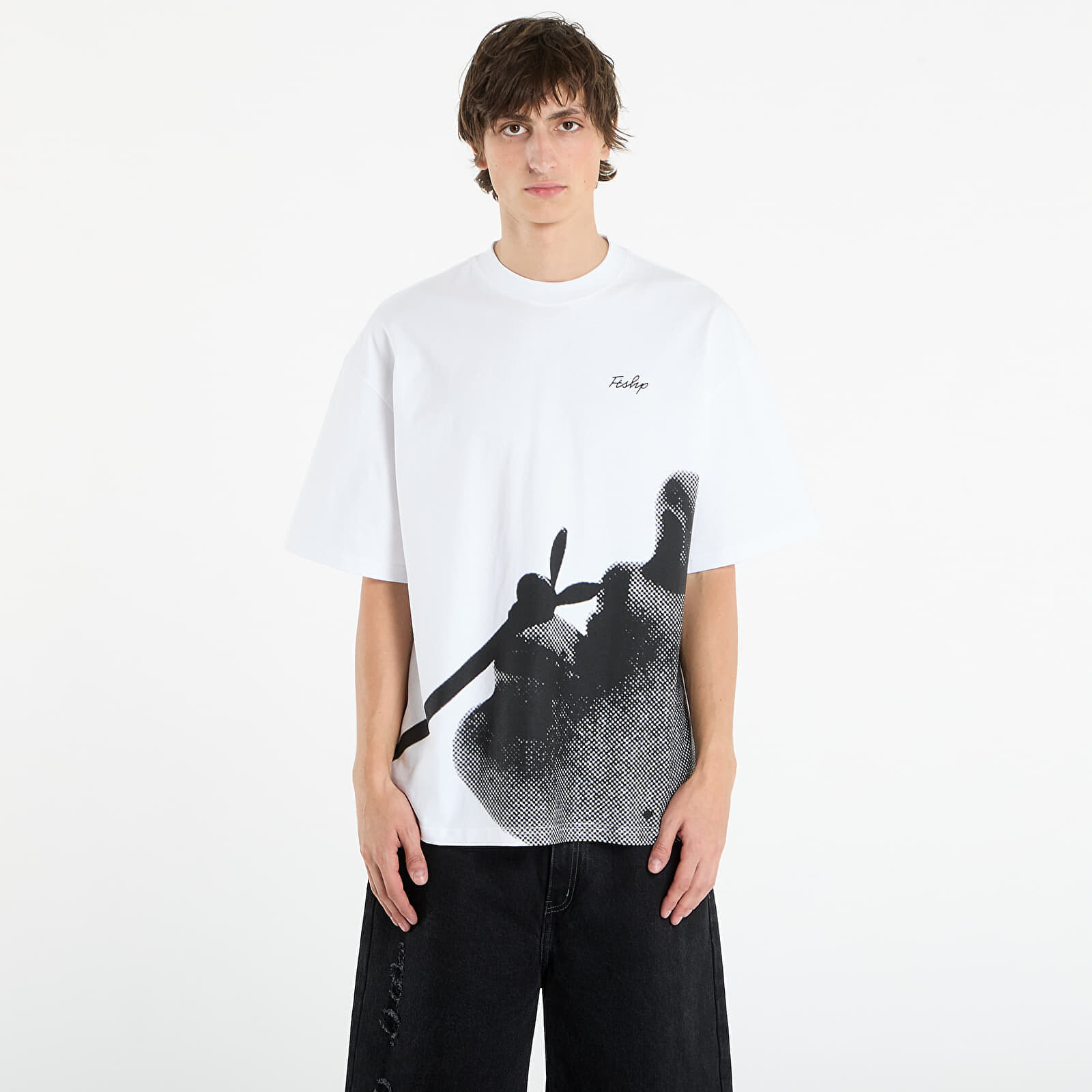 Tričko Playboy x FTSHP Straw T-Shirt UNISEX White XXL