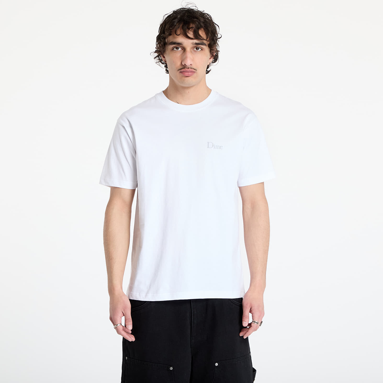 Tričko DIME Classic Small Logo T-Shirt UNISEX White XL