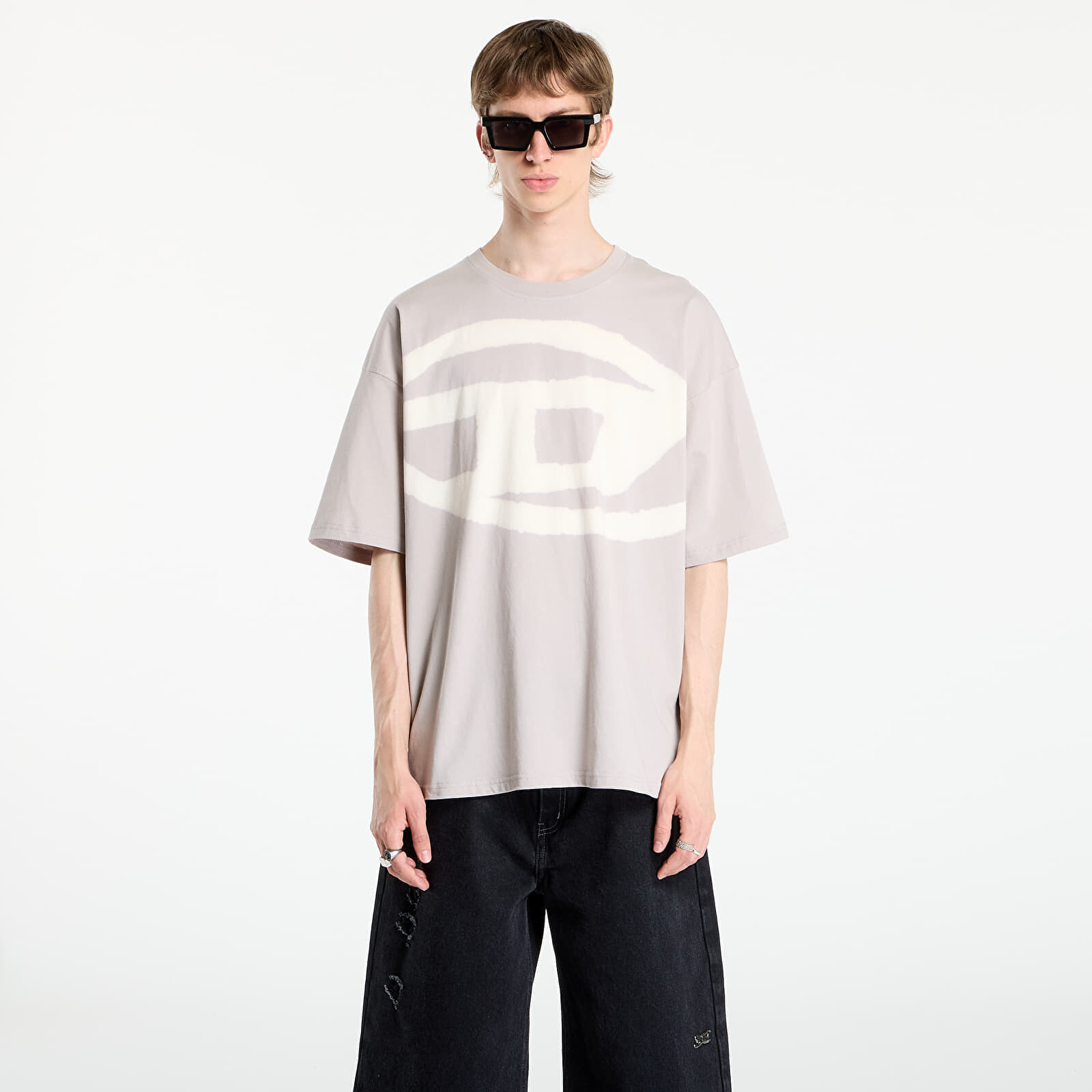Tričko Diesel T-Boxt-Bleach T-Shirt Grey M