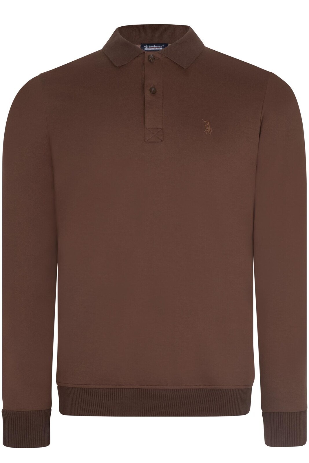 V9007 DEWBERRY MEN'S SWEATSHIRT-BROWN