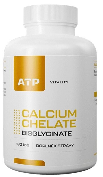 Atp vitality calcium chelate bisglycinate 180 kapsúl