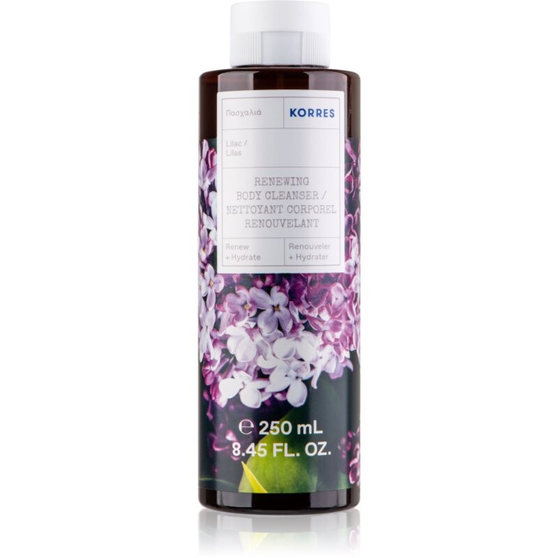 Korres Lilac opojný sprchový gél s vôňou kvetín 250 ml