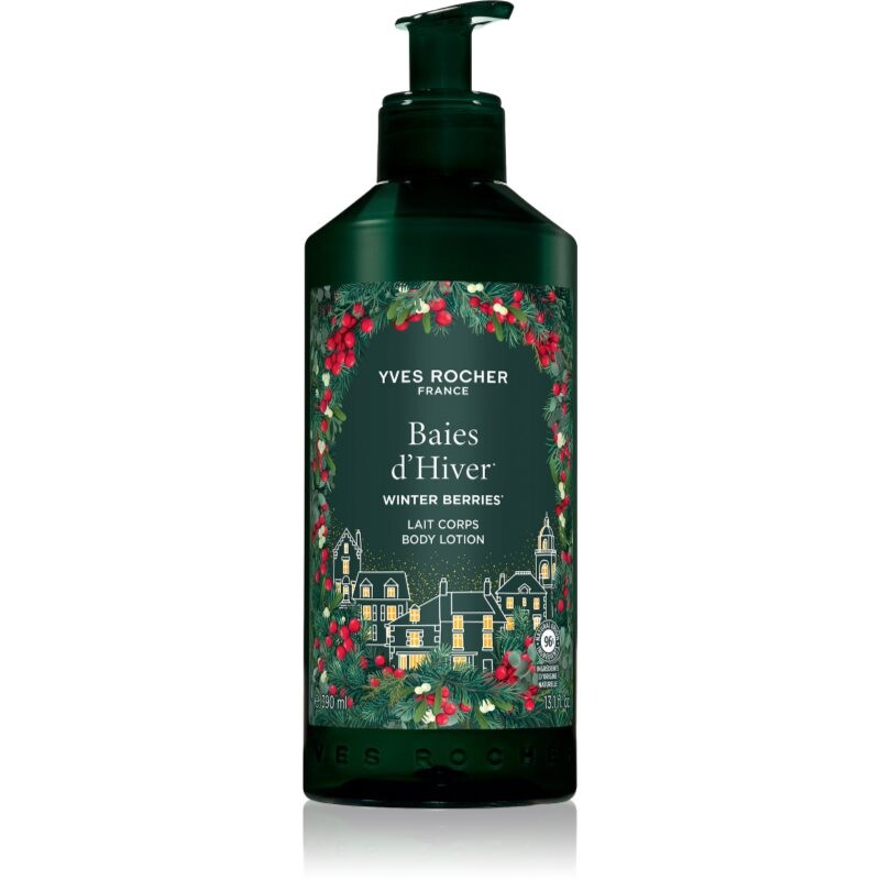 Yves Rocher Winter Berries hydratačné telové mlieko so zvláčňujúcim účinkom 390 ml