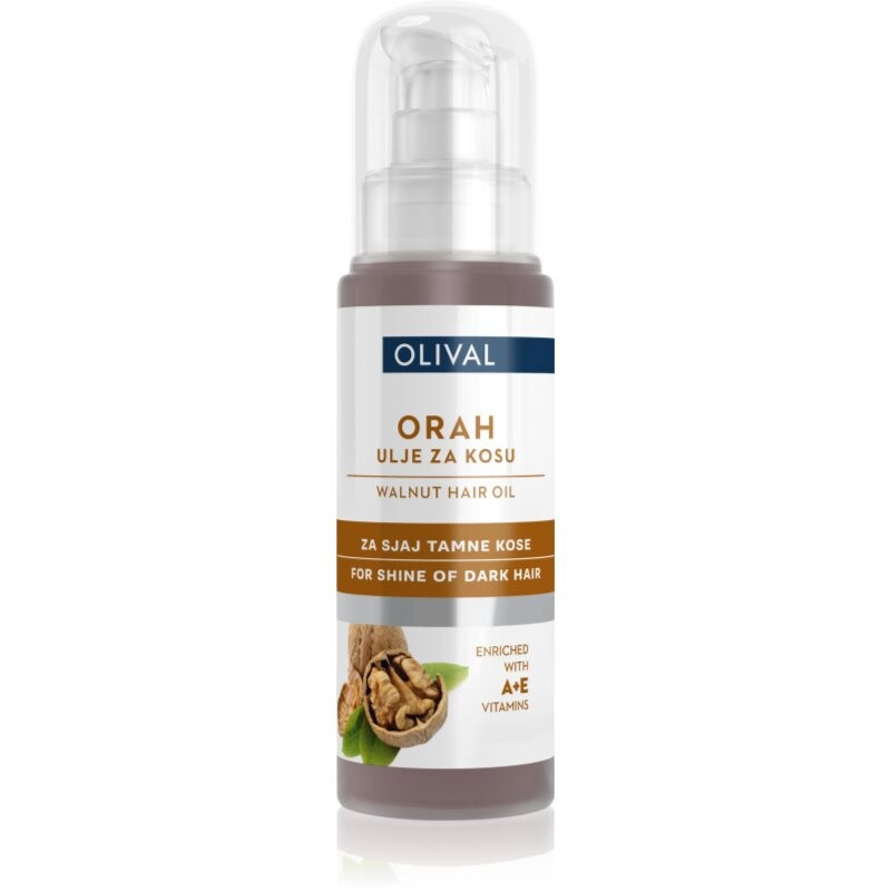 Olival Walnut olej na vlasy pre tmavé vlasy 60 ml