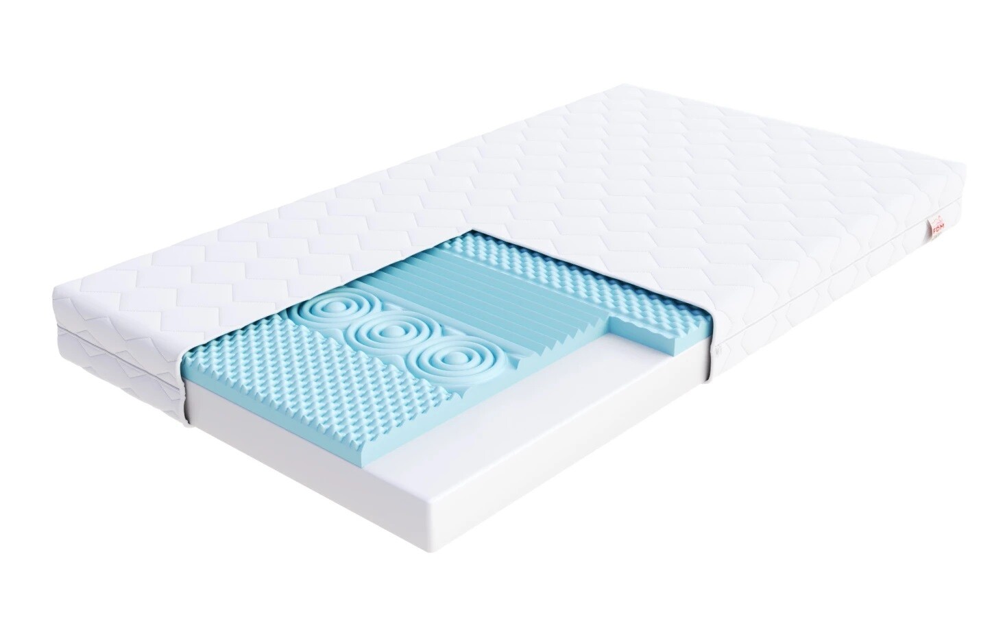 FDM Penový matrac LEON Microquilt | 80 x 190 cm