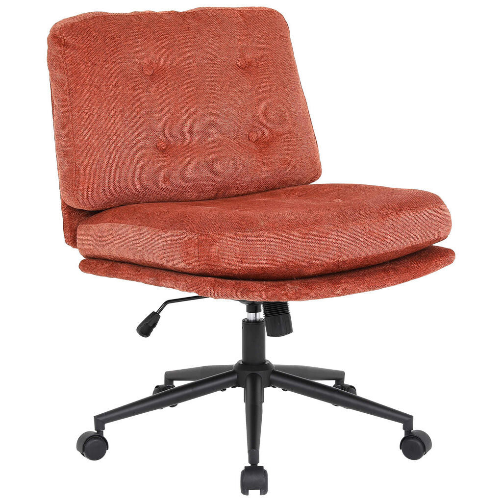 MID.YOU OTOČNÁ STOLIČKA, mikrovlákno, červená