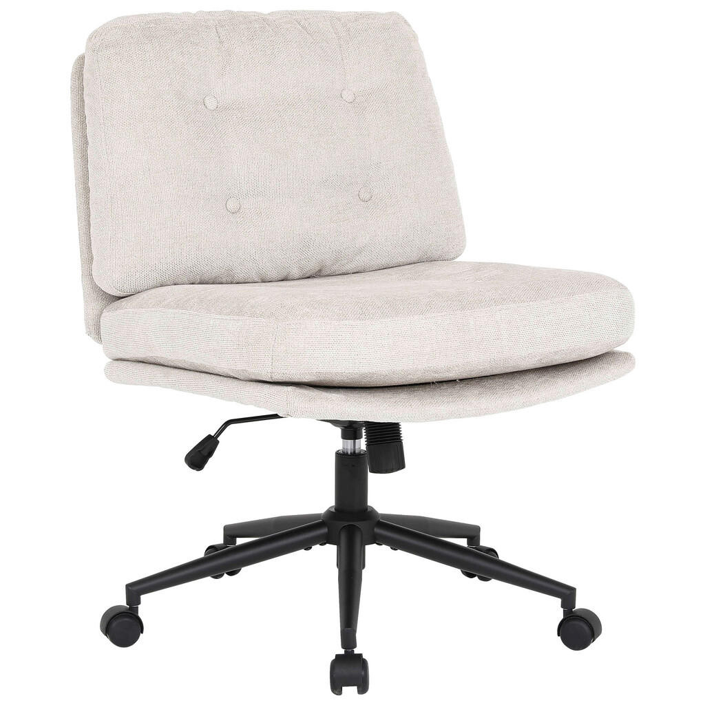 MID.YOU OTOČNÁ STOLIČKA, mikrovlákno, béžová