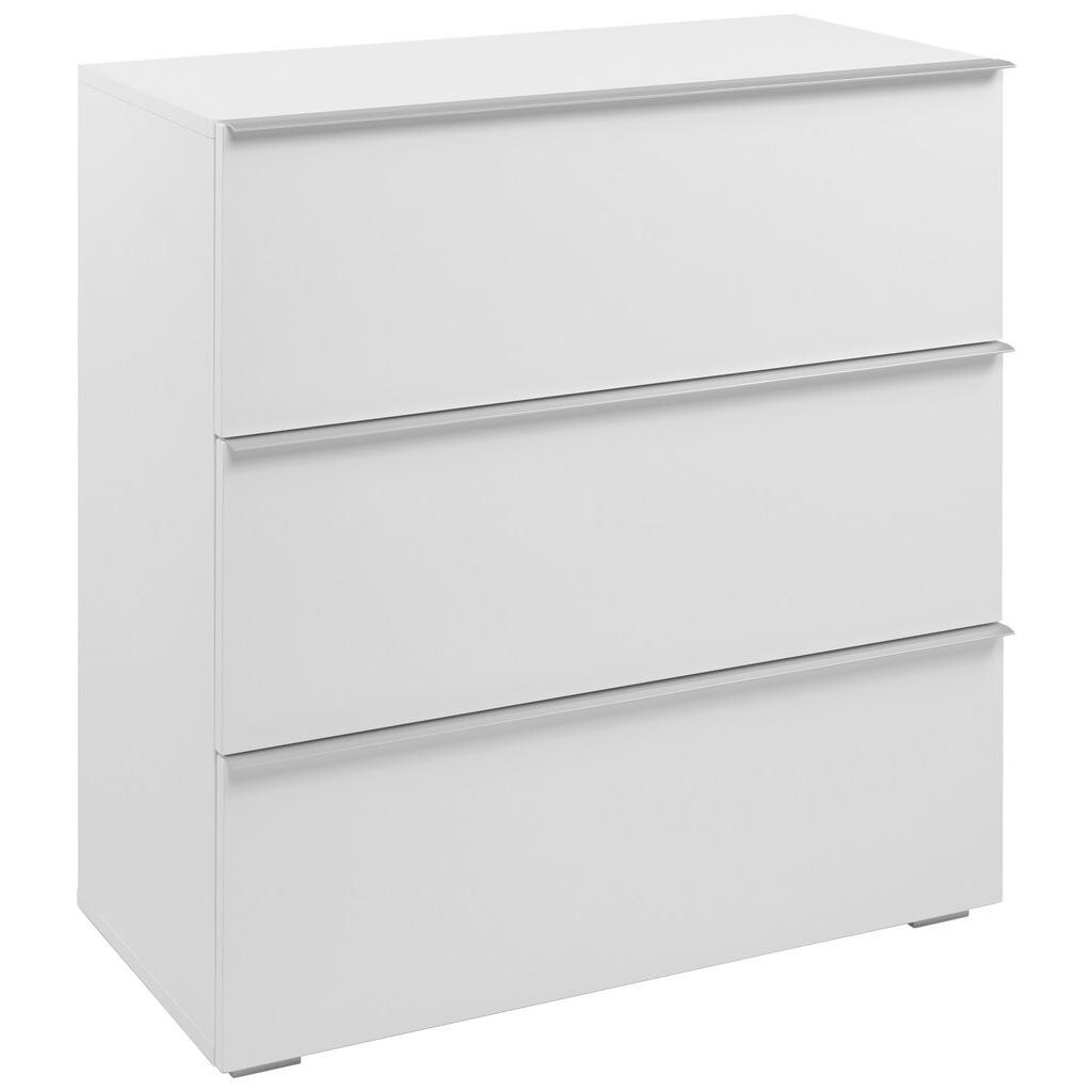 MID.YOU KOMODA, biela, 76/84/37,5 cm