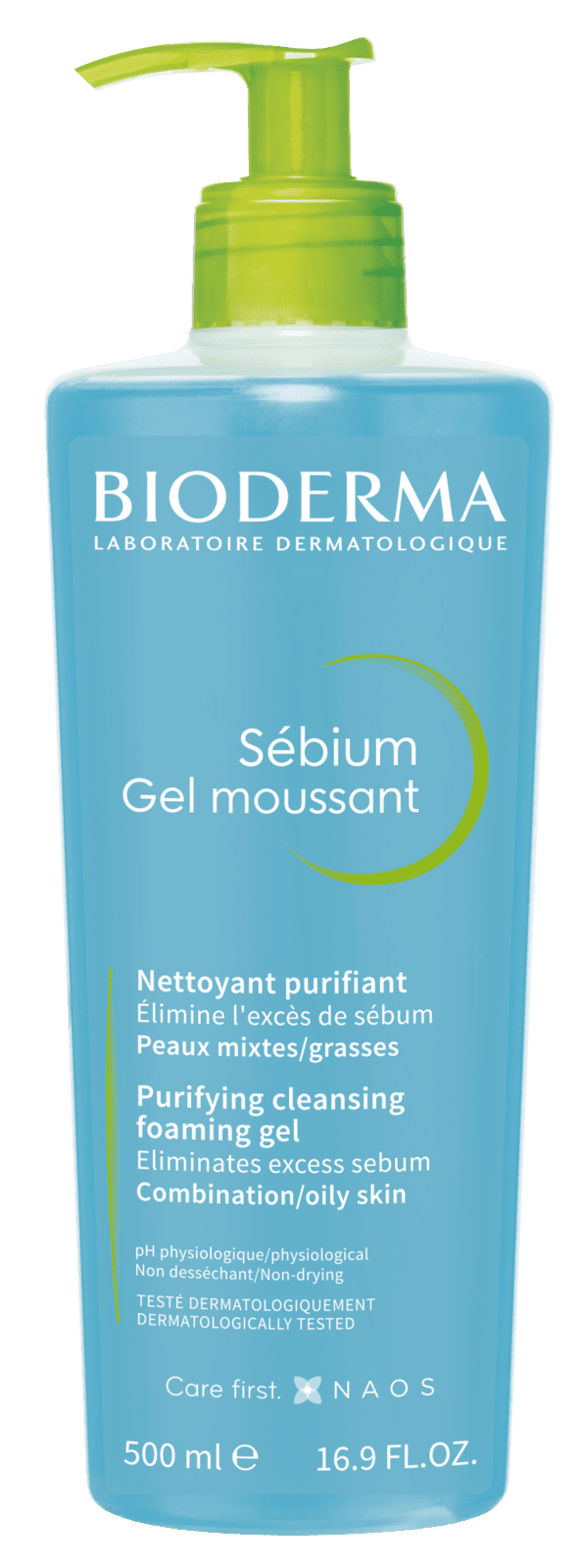 BIODERMA Sébium Gel moussant čistiaci gél na zmiešanú a mastnú pokožku 500 ml