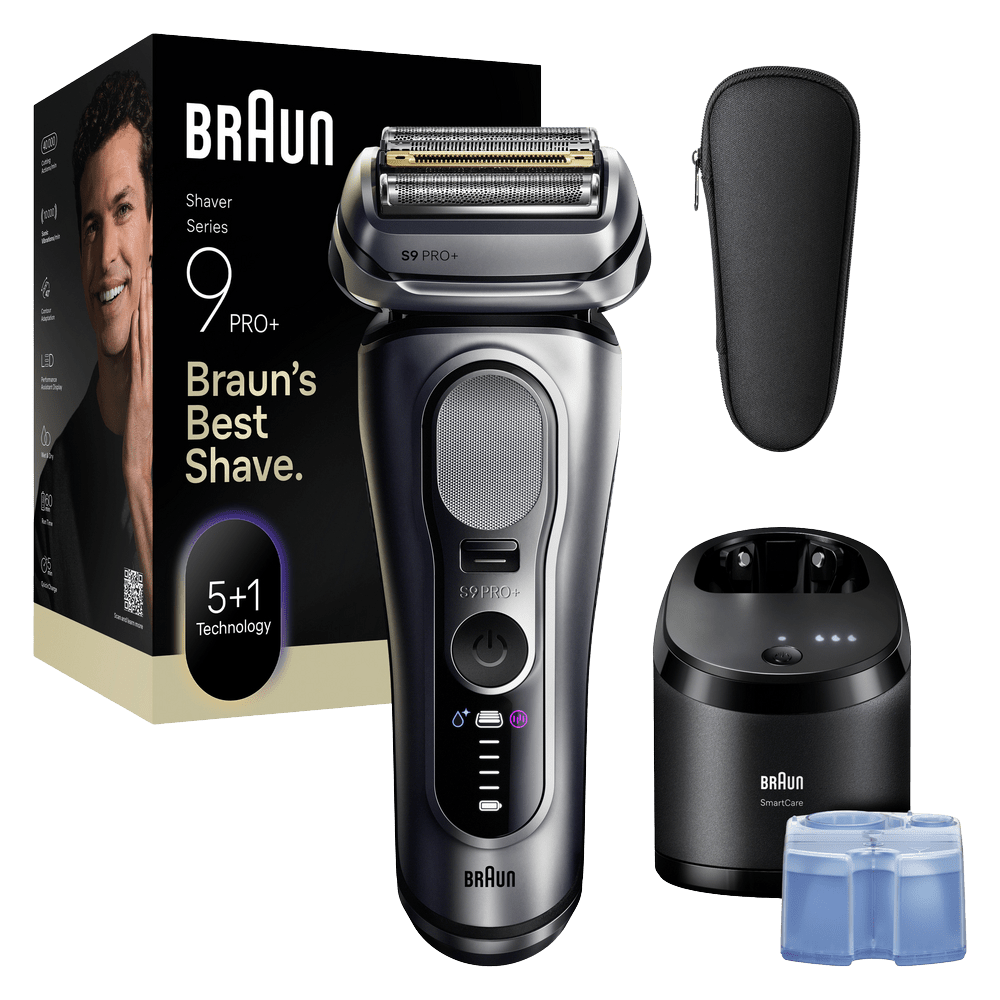 BRAUN Series 9 PRO+ 9667cc, Elektrický holiaci strojček, Strieborná
