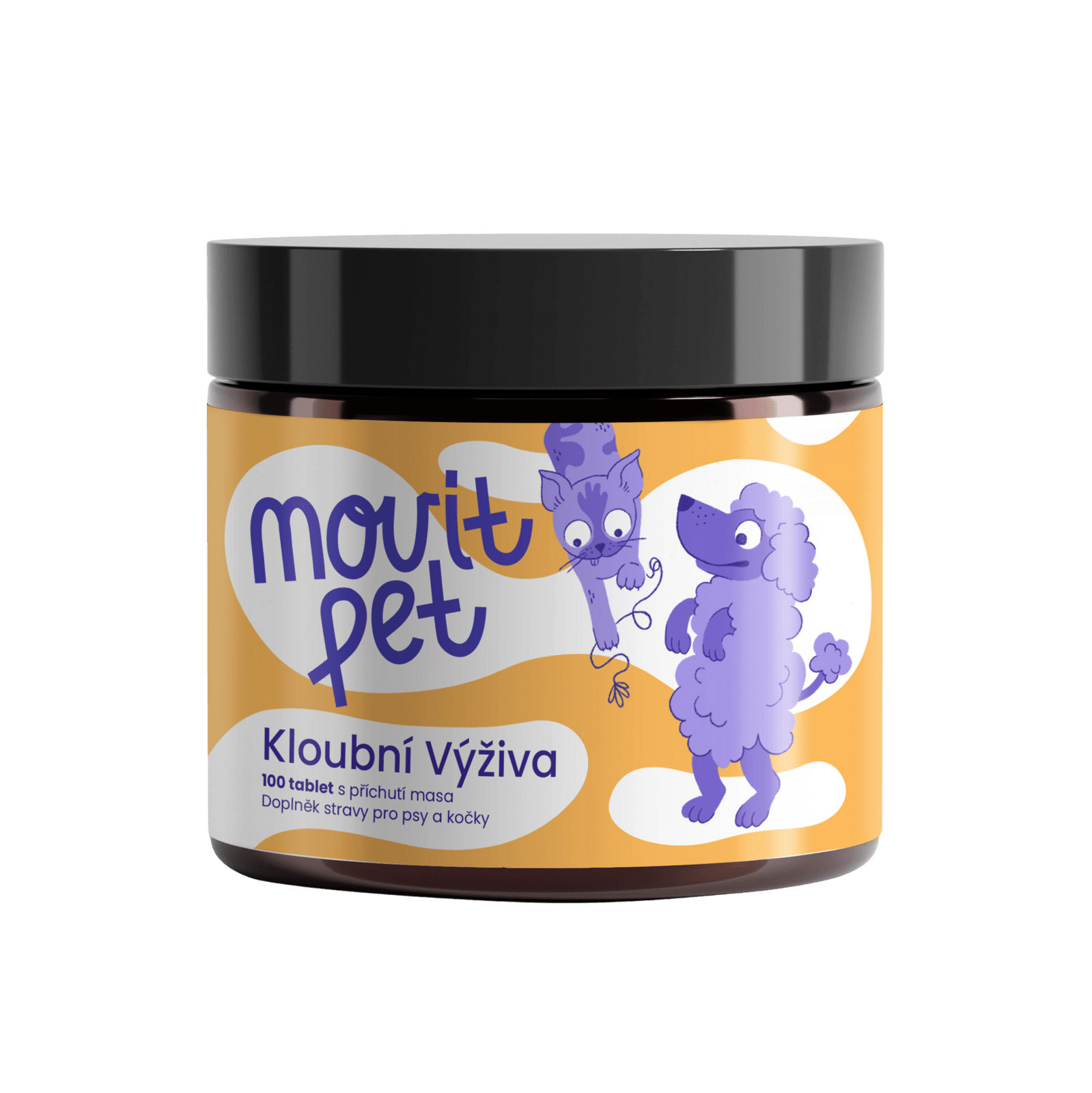 MOVIT ENERGY PET Kĺbová výživa s príchuťou mäsa 100 tabliet