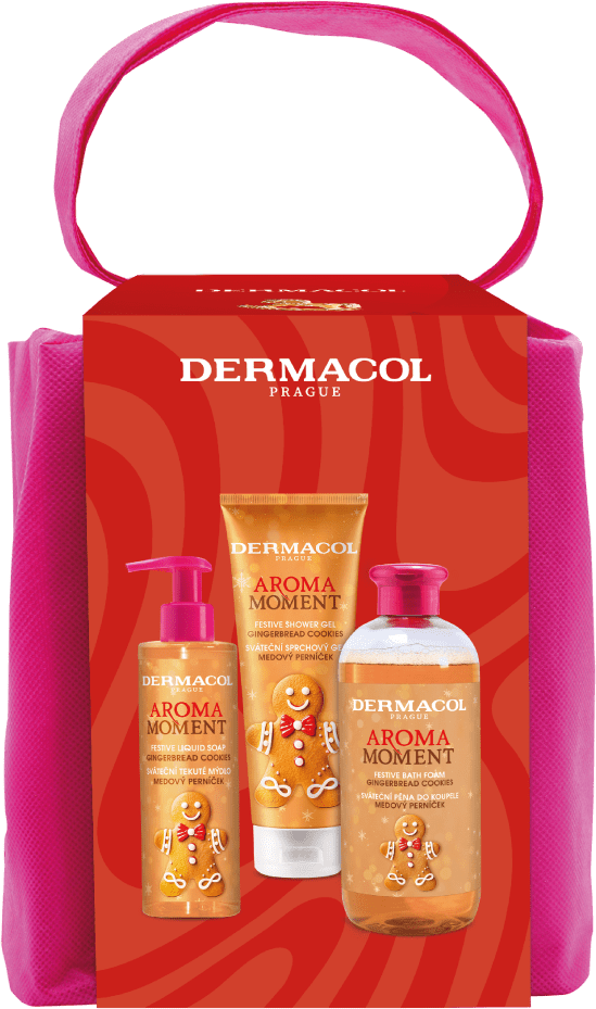 DERMACOL darčekový balíček Aroma moment Sviatočný perníček