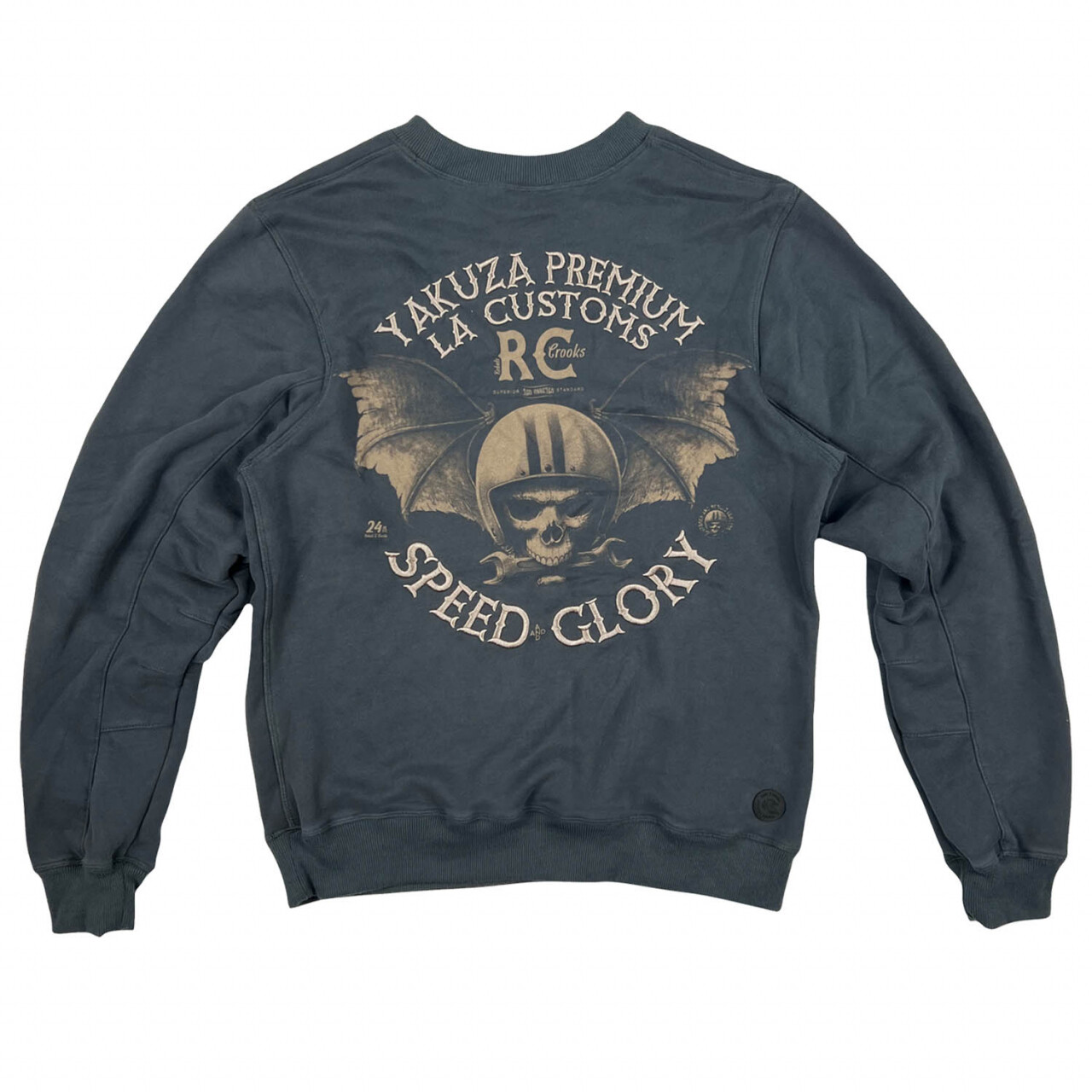 Mikina Yakuza Premium La Customs - tmavo sivá, 3XL