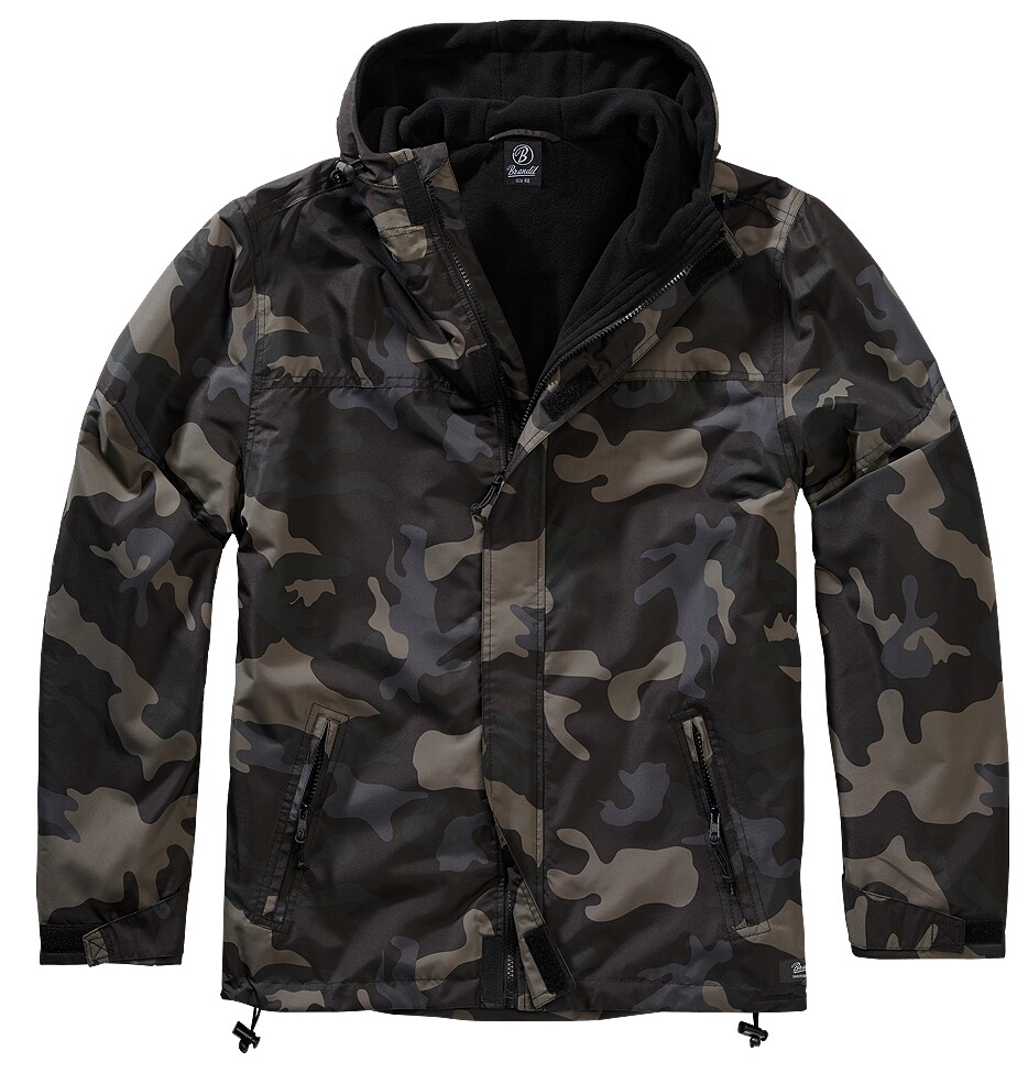 Bunda Brandit Windbreaker Frontzip - darkcamo, 4XL