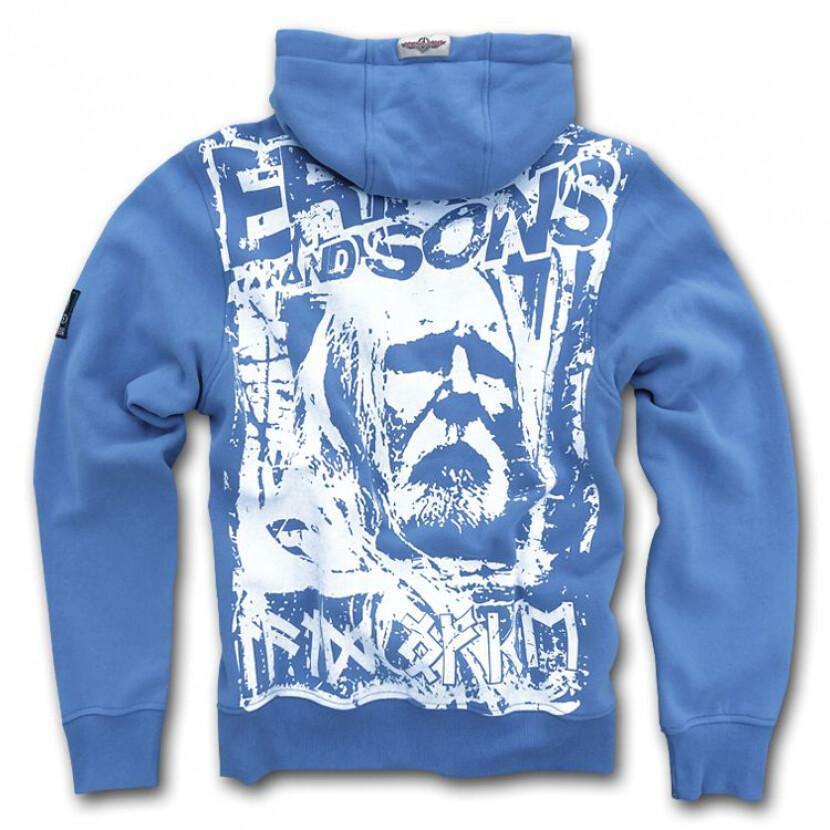 Mikina Erik and Sons Grimsey - modrá, M