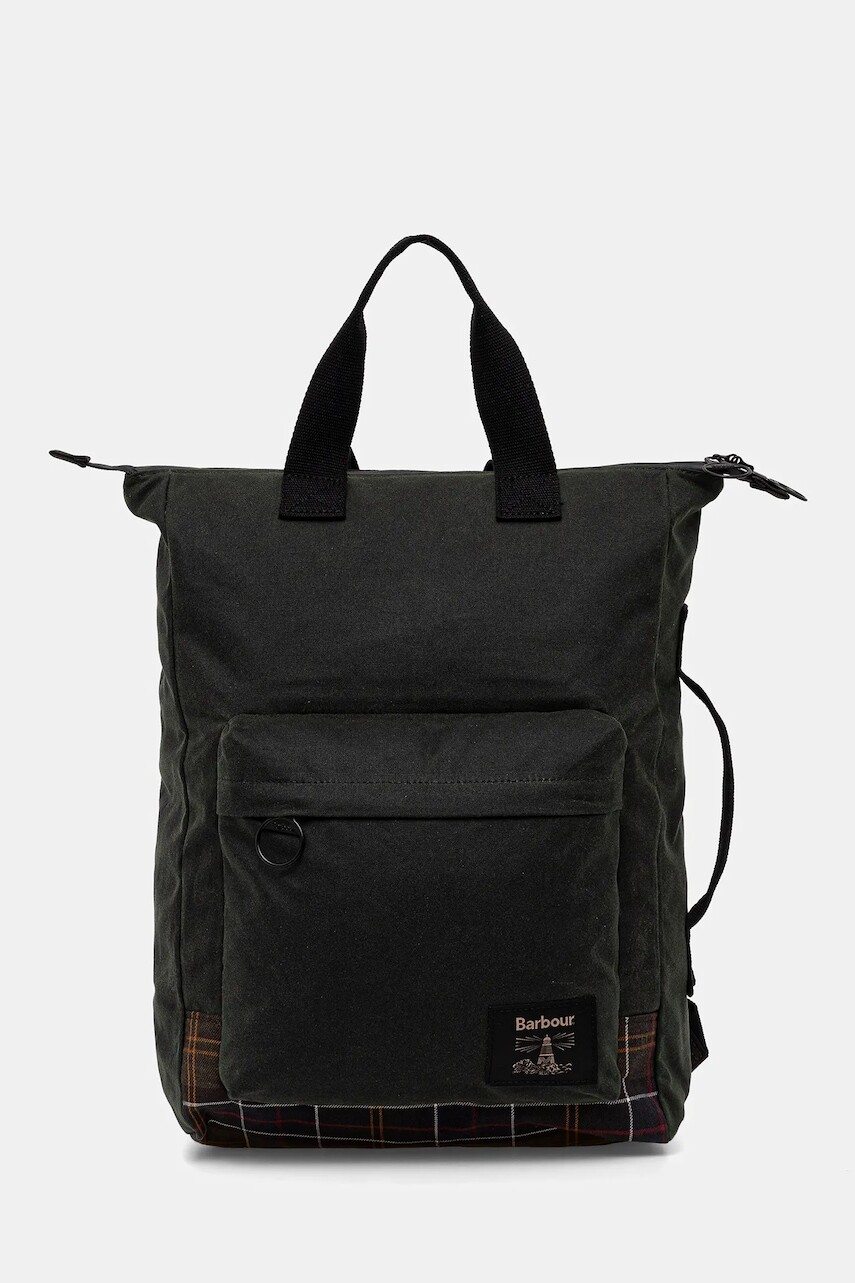 Ruksak Barbour Field Wax zelená farba, veľký, jednofarebný, UBA0714