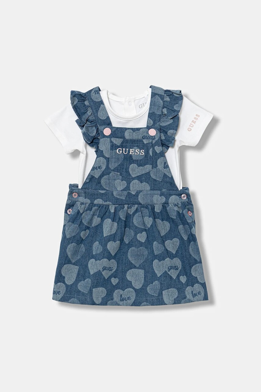 Sada pre bábätká Guess 2-pak biela farba, A5YG07 K6YW1