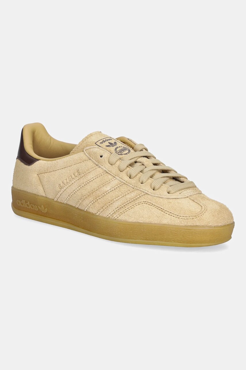 Semišové tenisky adidas Originals Gazelle Indoor béžová farba, JQ8400