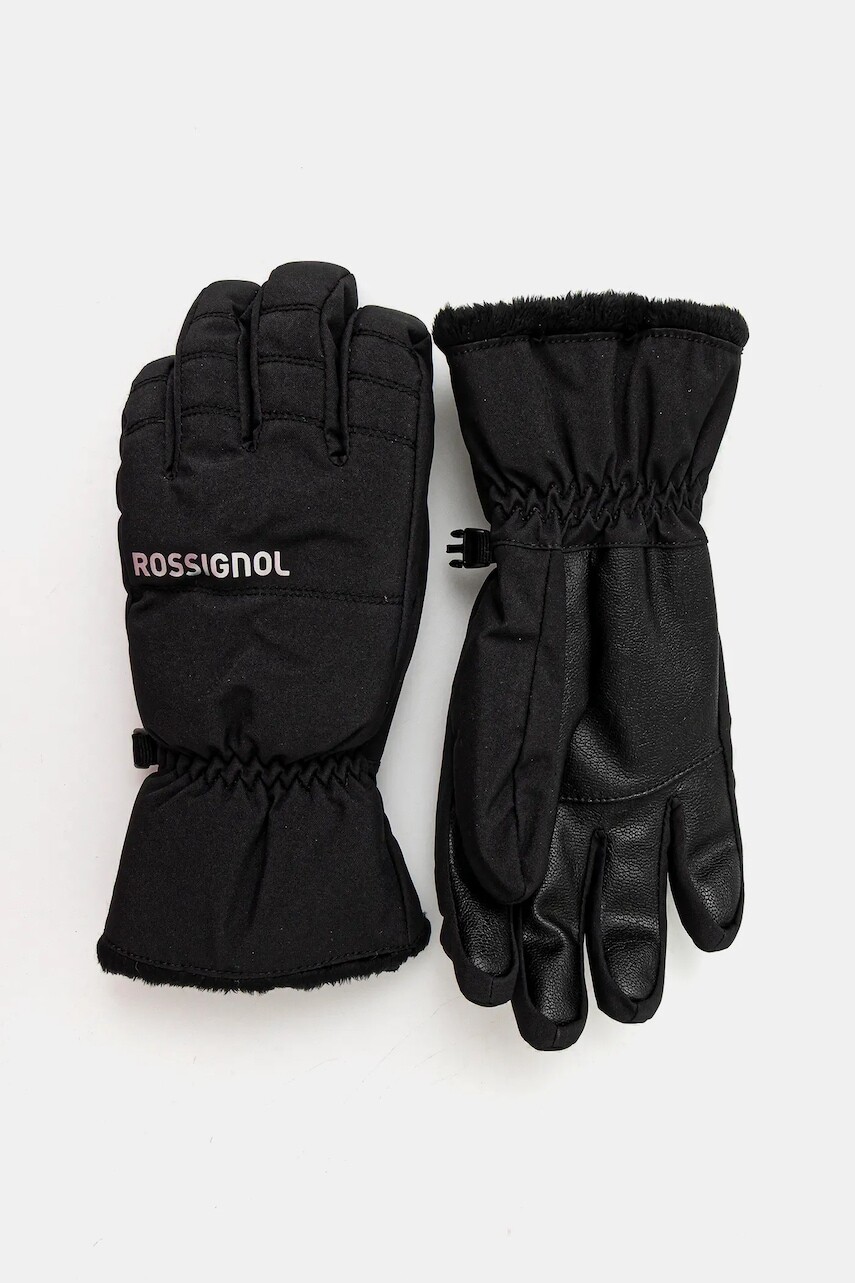 Lyžiarske rukavice Rossignol čierna farba, RLOWG02
