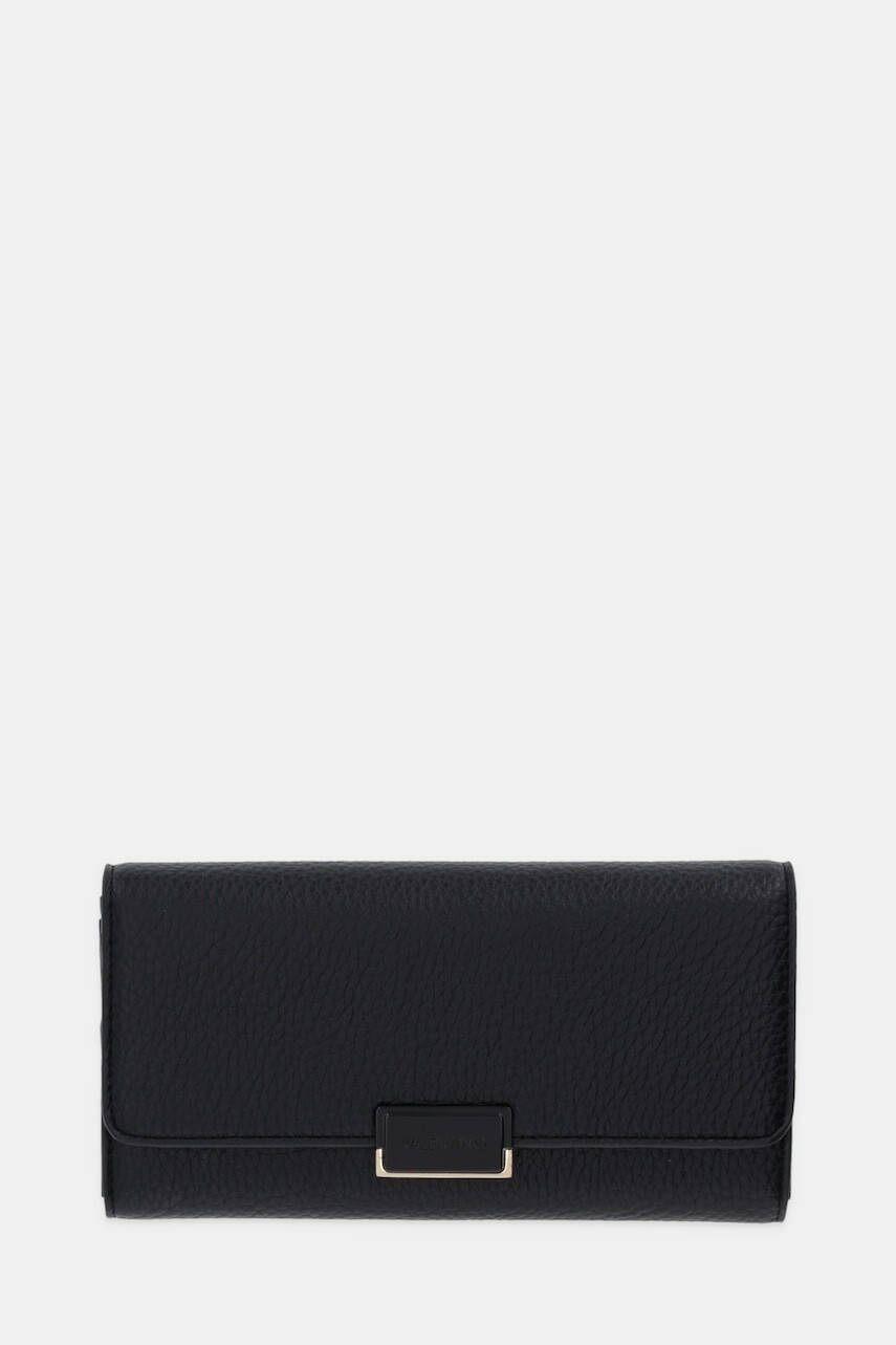 Peňaženka Valentino Bags BABETTE RE dámska, čierna farba, VPS9K1113