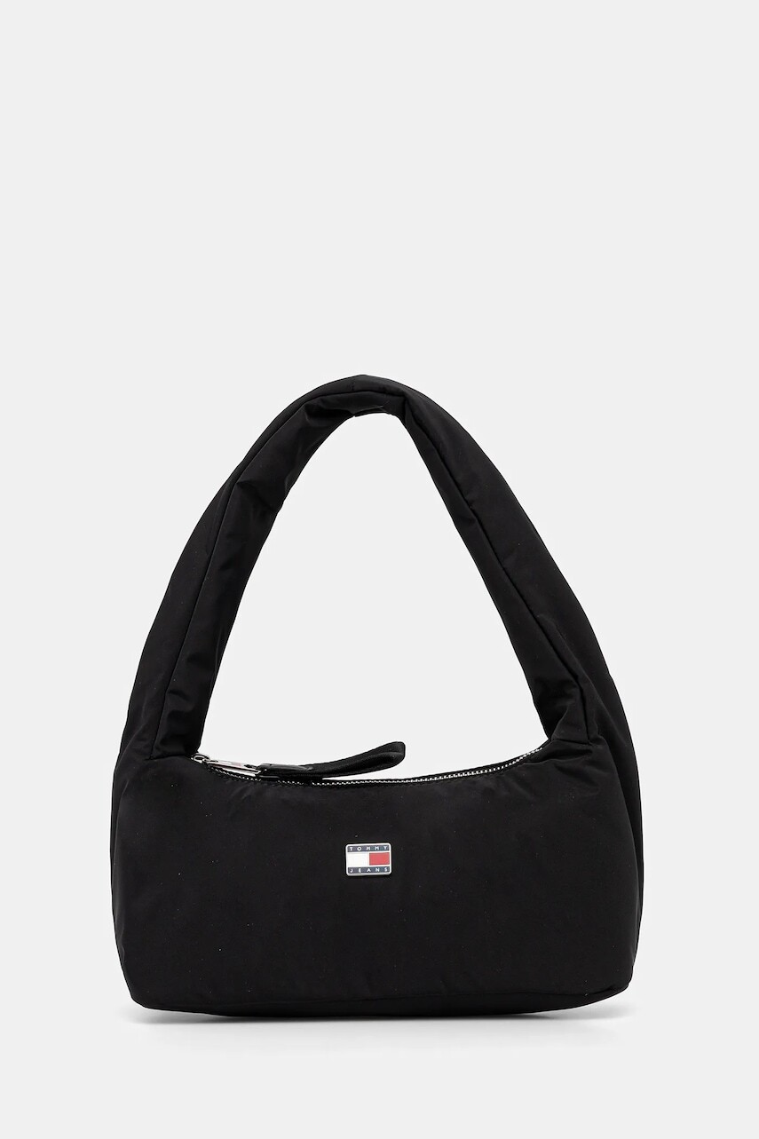 Kabelka Tommy Jeans čierna farba, AW0AW17886