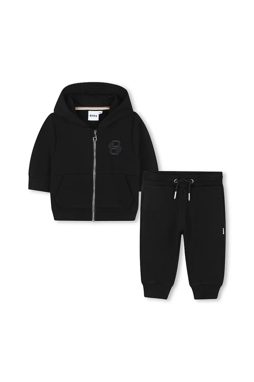 Tepláková súprava pre bábätká BOSS čierna farba, J52479