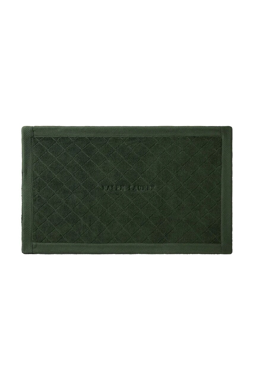 Kúpeľňová predložka Ralph Lauren AVENUE Pine 50 x 80 cm zelená farba