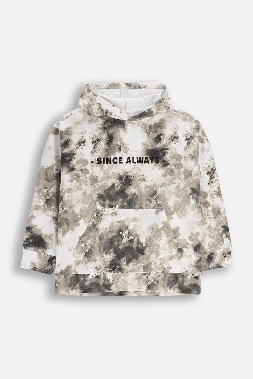 Detská bavlnená mikina Coccodrillo viac farieb, s kapucňou, YETI BOY JUNIOR