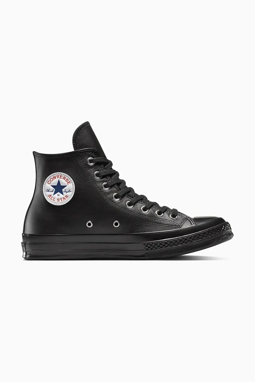 Kožené tenisky Converse Chuck 70 čierna farba, A15169C