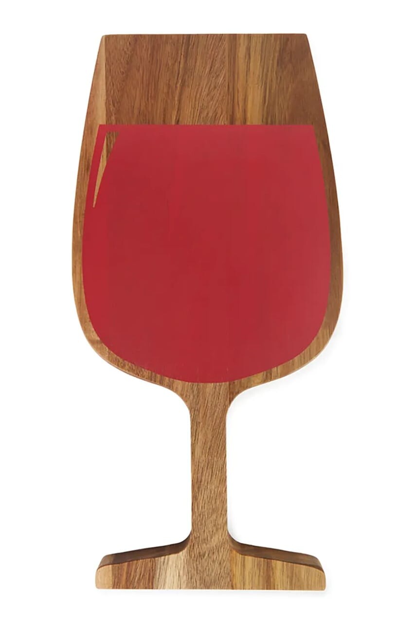 Servírovacia doska na syr Balvi Red Wine 1,8 x 19 x 38 cm červená farba