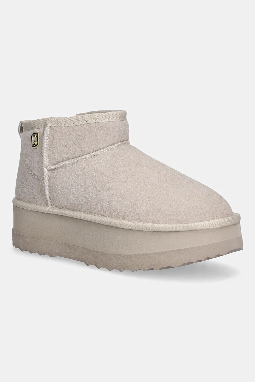 Semišové snehule Liu Jo JANE 01 béžová farba, SF5105PX00201127