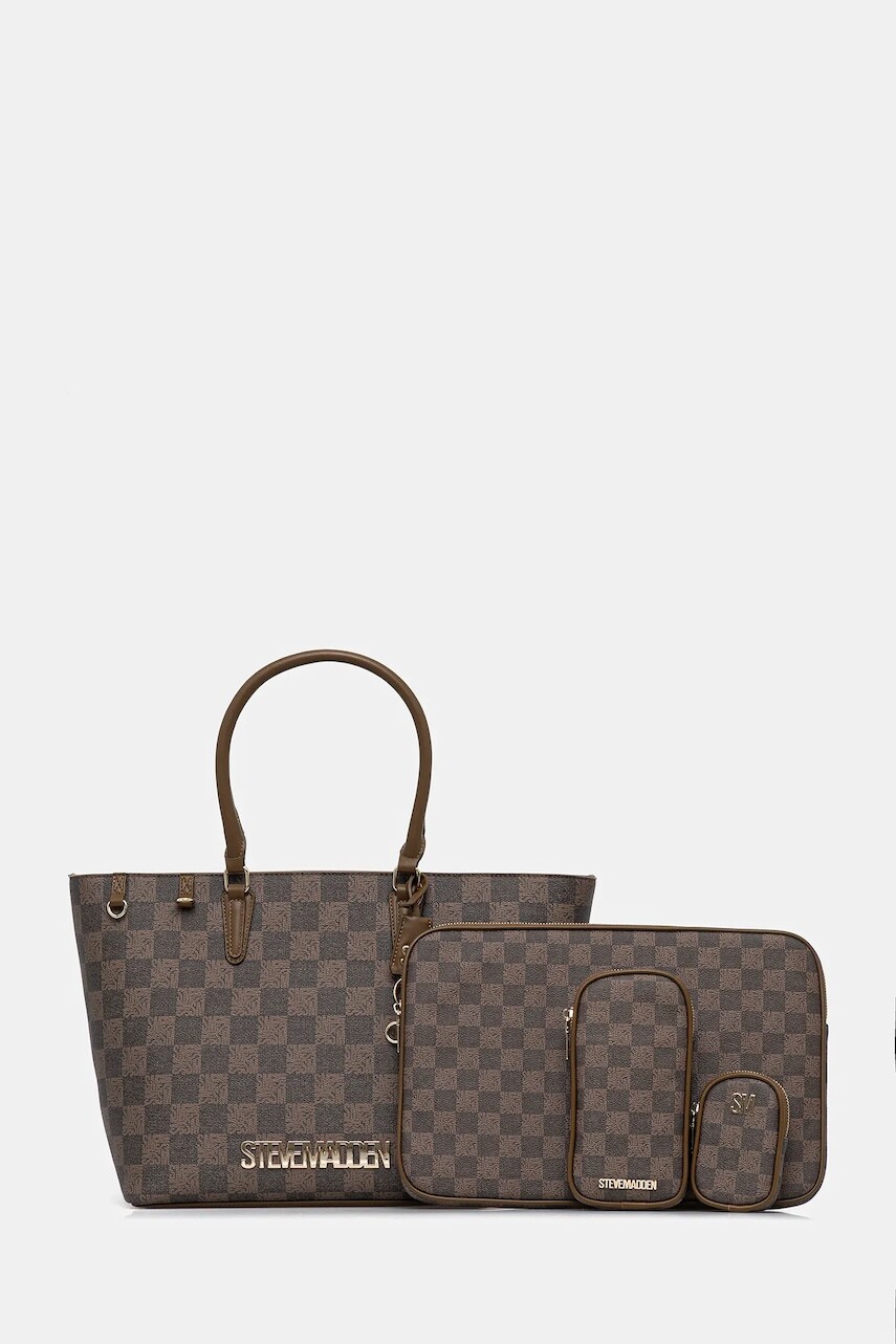 Kabelka Steve Madden Bjude-7 hnedá farba, SM13001838