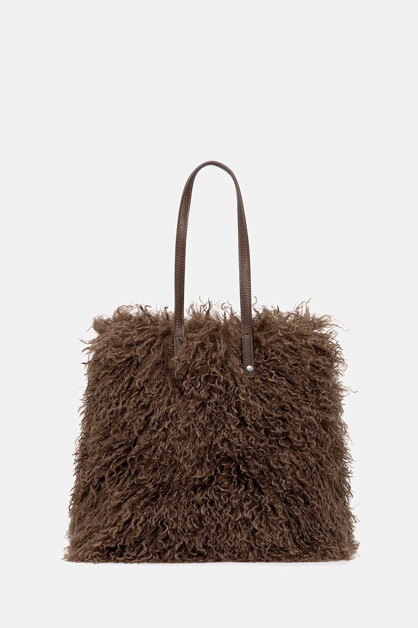 Kabelka United Colors of Benetton hnedá farba, 62P0DY08R